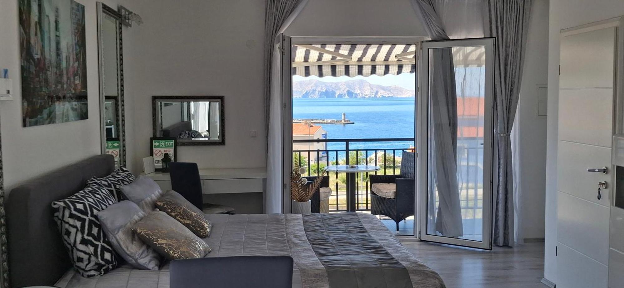 Beautyful Sea View 6 Luxury Studio Danijela 1 Senj  Eksteriør bilde