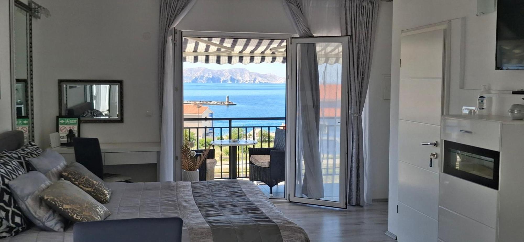 Beautyful Sea View 6 Luxury Studio Danijela 1 Senj  Eksteriør bilde